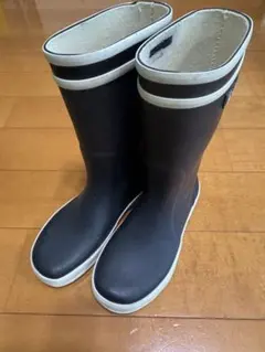 AIGLE (エーグル) ネイビー　子供用長靴 サイズ30(18.5cm)中古のサムネイル