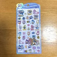 ディズニー　ドナルド　デイジー　うるちゅるポップシール　新品