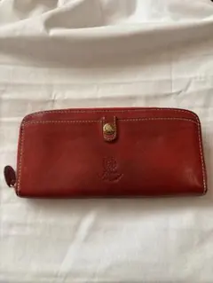 未使用Dakota ラウンドファスナー長財布　レッドのサムネイル