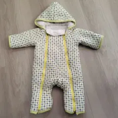 ベビー　ジャンプスーツ　花柄　アウター　防寒