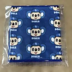 ５日のみ930→880 ドアラ総柄マフラータオル　ブルーのサムネイル