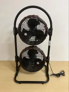 ドウシシャ アンティーク メタル 3連 扇風機 サーキュレーター - メルカリ