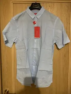 ZARA MAN 半袖シャツ スカイブルー XL