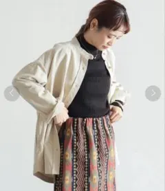 新品タグ付き☆ノンブルアンペール　コーデュロイ　ビッグシャツ☆のサムネイル