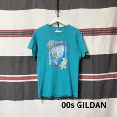 00s GILDAN ハワイノースショア サンタサーフTシャツ S アメリカ古着