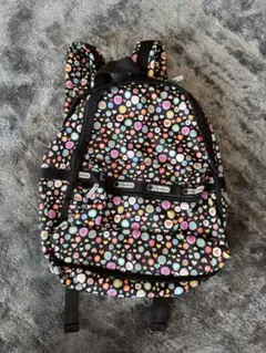 LeSportsac レスポートサック バックパック リュック ハート柄 紫 