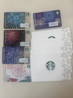 スターバックスカード HANABI 5枚セットのサムネイル