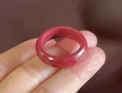 天然石 辰砂（紫金砂）リング指輪（A4835）