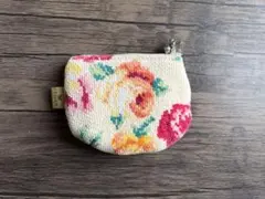 【美品】FEILER コインケース　ポーチ　ローズ