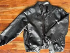 DAZY 黒 レザージャケット ジッパー付き