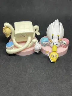 ちいかわ 討伐シーンフィギュア ガチャガチャ 豆腐擬態型　でかい鳥