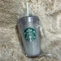 【未使用】Starbucks ロゴコールドカップタンブラー ビーディッド