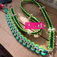 きぃ様オーダー　スマホショルダーストラップ　スマホショルダー　パラコード