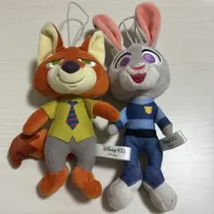ディズニーキャラクター 100thズートピア　ニック ジュディ