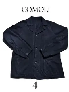 COMOLI デニムワークジャケット BLACK 4