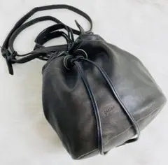 【美品】genten 2way ショルダーバッグ 黒 肩かけ 斜め掛け カワイイのサムネイル