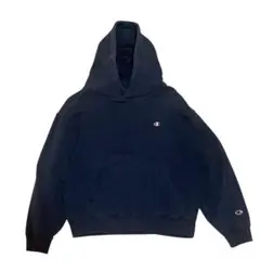 Champion チャンピオン スウェット パーカー M 黒 フェード 古着