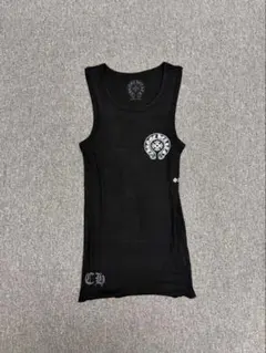 CHROME HEARTS クロスプリント レディースタンクトップ ブラック M