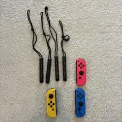 ニンテンドースイッチ　Joy-Con 3個セット（ストラップ4つ）