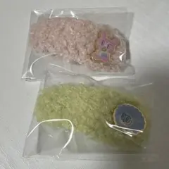 エンジェルブルー　エニマイくじ　E賞　ボアヘアクリップ　2個セット