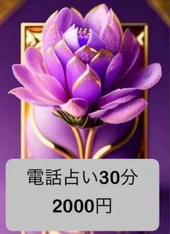 電話占い　占い放題　鑑定30分2000円