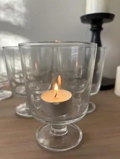 新品含むキャンドルホルダー10個セット！新品キャンドル100個プレゼント付き！