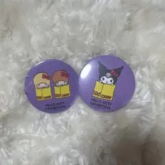 ハローキティ展 缶バッチ キキララ クロミ セット