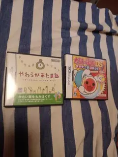 ☆DS ゲームソフト☆太鼓の達人DSとやわらかあたま塾セット
