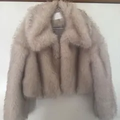 Chico ベージュ ファーコート