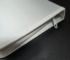 6リングファスナーケース グレー 6リング用フリーポケットリフィル 2点セット