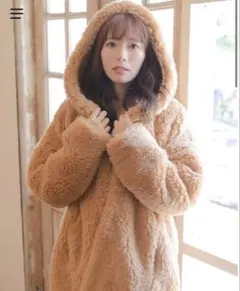 areeam Areeam アリーム 抱きしめたくなるボアコート ベージュ