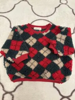 lala クリスマスカラーニット