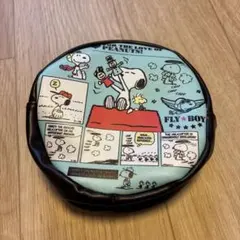 スヌーピー 円形ポーチ　かわいい　ポーチ