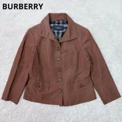 BURBERRY ジャケット　リネン　春夏用　金ボタン　短丈　Aラインのサムネイル