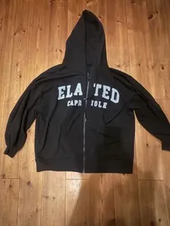 『美品』ELATED CAPRIOLE 黒 フード付きパーカーのサムネイル