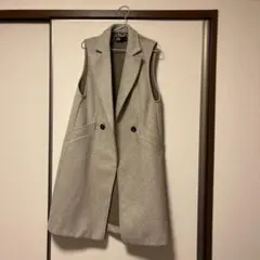 ZARA ジレ ベージュ ノースリーブベスト