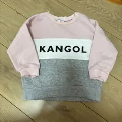 KANGOL トレーナー 90サイズ ピンク・ホワイト・グレー