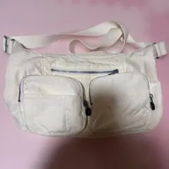 最終価格‼️KIPLING ショルダーバッグ ホワイト