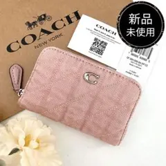 新品未使用》COACH コーチ コインケース ピンクデニム - メルカリ