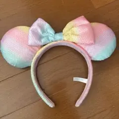 ディズニー ミニーマウス風カチューシャ
