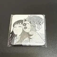 鬼滅の刃 ダイニング お楽しみくじ 台本表紙イラストスクエア缶バッジ 真菰 錆兎