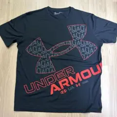 Under Armour XL Tシャツ 黒/赤