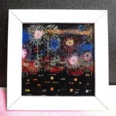 羊毛フェルト刺繍フレーム　花火No.43 期間限定価格 羊毛フェルト刺繍フレーム 花火No.42 - メルカリ