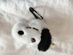 スヌーピー カラビナ付き フェイスマスコット キーホルダー
