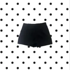 ZARA 黒 ブラック ショートパンツ XS 24インチ