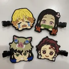 鬼滅の刃 前髪クリップ 4個セット