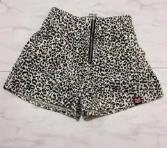 ヒョウ柄ハーフパンツ 130cm ショートパンツ キュロット　ガールズ
