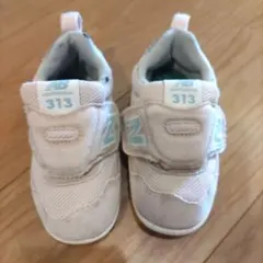 New Balance 313 ベビーシューズ ピンク　14cm