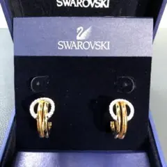 SWAROVSKI スワロフスキークリアクリスタルコンビピアスCRY/MIX