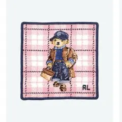 【新品】Polo Ralph Lauren ポロベア　シェニール織　ハンカチ